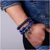 Kralen 2021 Bracelet voor vrouwelijke meisjes mtilayer Boheemian Strand Bangle charme stretch strand boho sieraden drop levering dhomr