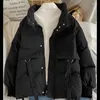 Trench damski płaszcze modne zimowe damskie takanie dużych rozmiarów parkas krótkie bawełniane kurtki dziewczęta odzież wierzchnia Jp324