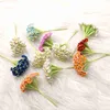 Decoratieve Bloemen Kransen 8 stks/1 bos Mini Papieren Roos Bloemboeket Voor Thuis Bruiloft Decoratie Kerst DIY Scrapbook Garland Krans Ambachtelijke Nep Bloemen