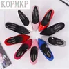 Chaussures habillées vente femmes bout pointu pompes en cuir verni robe rouge 8CM talons hauts bateau ombre mariage Zapatos Mujer 230220