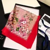 high brand designer 100% silk scarf fashion ethnic style wind feather sunscreen square scarfs ladies headband small scarves no box a77d