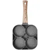 frying pan Four-hole Frying Pot Pan Thickened Omelet Panes Non-stick Eggs Pancake Steak Pan Cooking Egg Ham Pans Breakfast Maker Cookware