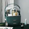 Boîtes de rangement grande capacité boîte cosmétique étanche à la poussière salle de bain bureau beauté maquillage organisateur soins de la peau maison tiroir