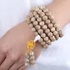 Strand TUMBEELLUWA Handmade Bracelet Star Moon Bodhi 108 Mala Bead Seed Bracelets Wrap For Meditation