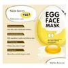 Andere Hautpflege-Tools Bioaqua Egg Gesichtsmasken Oil Control Brighten Wrapped Mask Tender Moisturizing Face Drop Delivery Health Beaut Dhxpb