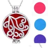 Incense Aroma Diffuser Necklace Open Vintage Sier Lockets Pendant Per Essential Oil Aromatherapy Locket With Pads Drop Delivery Heal Dhgu9