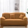Housses de chaise YMJTEX moderne couleur unie canapé Polyester Stretch 1/2/3/4 places housse de canapé pour salon housses universelles