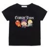 Męskie koszulki Crimson Dawn Tshirts Ssouth Park Kawaii Cartoon Tshirt Kids Summer Ubrania T-koszulka dla chłopcówgirls 100 bawełniana graficzna koszulka graficzna Z0220