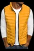 Men's Vests Spring And Autumn Solid Color Sleeveless Vest Coat Simple Atmospheric Cotton Jacket VestMen's