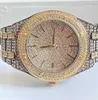 Высококачественные моды Iced Out Watchsmens запястья роскошные круглые лаборатории GR DDGU A11Z