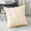 Pillow Cover 30x50 45x45 50x50cm Plush Decorative Throw Covers Luxury Case Shell For Sofa Livingroom
