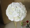 Dekorativa blommor Spr Light Champagne Bröllopsplanering Artificiell rosblommor Vägg Bakgrund Dekorationsbord Centerpiece Ball