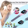 Watches Children Smart Watch Kids Boys SOS Clock Smartwatch للأطفال Phone Girls Silicone Strap Digital Android iOS 230220