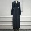 Etnische kleding Ramadan Eid Mubarak Robe moslim Abayas Open Kimono Cardigan Vrouwen Abaya Dubai Turkije Islam Arabische kleding Caftan Marocain