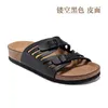 Designer Birkinstock tofflor Boken Gizeh Men's and Women's Cork Shoes Summer Shoes Boken Hollow Breattable Beach Shoes toffel Trend