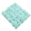 Flores decorativas 20 unids/lote 8 cm artificial PE espuma rosa cabeza falsa para el hogar boda flor novia ramo decoración regalo de San Valentín