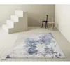 Carpets Luxo Luxo 160x230cm sala de estar de estar azul abstrato alfombra dormitorio moderno sofá mesa de piso tapetes nórdicos espessos tapete