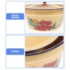 Bowls Basin Ceramic Mixing Bowl Salad Oil Soup Saucepan Enamel Mini Butter Melting Pot