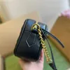 Designerinnen -Frauen Kettenbeutel Luxusmarken Umhängetasche Clutch Leder Fashion Black Crossbody Handtasche Klassische Geldbörse Brieftaschen Mini -Tasche