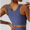 Yoga Outfit 2023 Seamless Women Sports Bra Wireless Ribbed Crop Top Push Up Solid Female Bras Sexy Tank Fitness Casual Workout Gym Wear