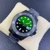 VSF watch DIW 40 MM VS 3135 movement Carbon fiber ring mouth Gradient green disk Sapphire crystal glass waterproof luminous