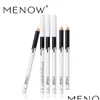 Eyeliner menow merk make -up zijdeachtige hout cosmetisch wit potlood zijdeworm Hoogtepan 12 pc's/set waterdichte eye voering p112 druppel dhoqy