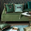 Cober de luxo de travesseiro Noble Retro Letter House de Coussin Pillows Tassel Cojines Decorativos para sofá