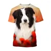 T-shirts pour hommes Jumeast 3D Labrador chiot chien imprimé T-shirt surdimensionné mignon Animal graphique pour hommes Baggy Streetwear vêtements esthétiques