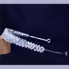 Tiaras New Luxury Baroque Rhinestone Bridal Crown Tiaras Zircon Crystal Diadem Tiaras Bride Headbands 웨딩 헤어 액세서리 GIF280W