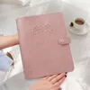 Agenda Diary Personal Organizer PU Leather Cover Loose-leaf Notebook Replaceable Paper Traveler Notepad Stationery Supplies