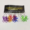 Fashion Mini Bike Shape Keychain Personalized Key Chain Opener Wine Beer Bottle Opener Gift Set Color Is Random