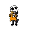 Cartoon accessoires Jack Skellington Emamel Badges Nightmare Before Christmas Oogie Boogie Pumpkin King Halloween Movie Sieraden Bloo DHA6C