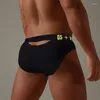 Onderbroek aankomsten mannen briefs holle sexy ondergoed katoen lage taille ademend u pouch mode gay bikini