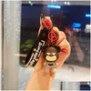 Decompression Toy Accessories Cute Key Chain Pendant Ring Doll Cartoon Wholesale Drop Delivery Toys Gifts Novelty Gag Dhyjh