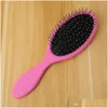 Hair Brushes Salon Detangling Kids Gentle Women Men Brush Wet Dry Bristles Handle Mas Comb Drop Delivery Products Care Styling Dhvlt