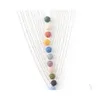 H￤nghalsband 8mm 10mm colorf boll p￤rla lava stenhalsband diy aromaterapi eterisk olja diffusor f￶r kvinnor smycken droppe Deliv dhlyc