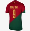 22 23 Portuguesa maglie da calcio JOAO FELIX RUBEN NEVES BRUNO FERNANDES Portugieser 2022 Maglia da calcio portoghese R.SANCHEZ RONALDO JOAO CANCELO Kit da uomo per bambini