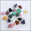 Stone Irregar Rock Healing Crystal Reiki Ornaments Simple Desk vardagsrum Heminredning Rose Quartz Amethys Luckyhat Drop Deliver DHSFS