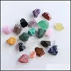 Pietra Irregar Rock Healing Crystal Reiki Ornamenti Scrivania semplice Soggiorno Decorazione della casa Quarzo rosa Amethys Luckyhat Drop Deliver Dhsfs