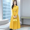 Casual Dresses Women Dress 2023 Female Spring Autumn Long Sleeve Middle-aged Fashion Mujer Vestidos C