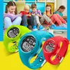 Zegarki dziecięce Uthai CE09 Zegarek dla dzieci LED Electronic Digital Watch Sport Zatrzymaj wodoodporne zegarek dla dzieci dla chłopców moda 230220