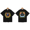 Zomerheren t-shirts dames rhuds ontwerpers voor mannen tops brief polos borduurwerk t-shirts kleding korte mouwen t-shirt grote tees1