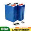 16pcs/lot 3.2v 105ah lifepo4 درجة البطارية درجة جديدة من خلايا DIY للبطارية القابلة لإعادة الشحن لنظام الطاقة الشمسية ev rv eu us ضرائب خالية