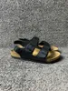 German Slippers Designer Birkinstocks Burken Milano Cork Street Open Toe Burken Double Button Belt Buckle Sandals for Men and Women 8SA3