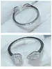 Messiika MY TWIN anillos para mujer diseñador diamante estilo clásico Chapado en oro 18K reproducciones oficiales tamaño 6 7 8 lujo Nunca se desvanecen regalos premium con caja 011