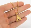 Pendant Necklaces Tiny Gold Color Initial Necklace For Women Letter Alphabet Chocker Chain Jewelry Christmas Gift Bijoux Femme