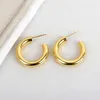 Hoop Earrings 2023 Fashion Minimalist Circle Geometric Round Simple Thin Small Huggie For Women Girl Wedding Party Jewelry