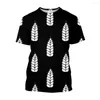 メンズTシャツジュムイースト3D穀物小麦プリントメンズTシャツ面白いシャツのカジュアルなサイズ