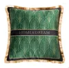 Cober de luxo de travesseiro Noble Retro Letter House de Coussin Pillows Tassel Cojines Decorativos para sofá