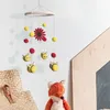 Rattles Mobiles Sunflower Bee Hanging Decoration Wind Chimes Baby Rattle Crib Mobil Toy Bell Pendant Kids Room Nursery Home 230220